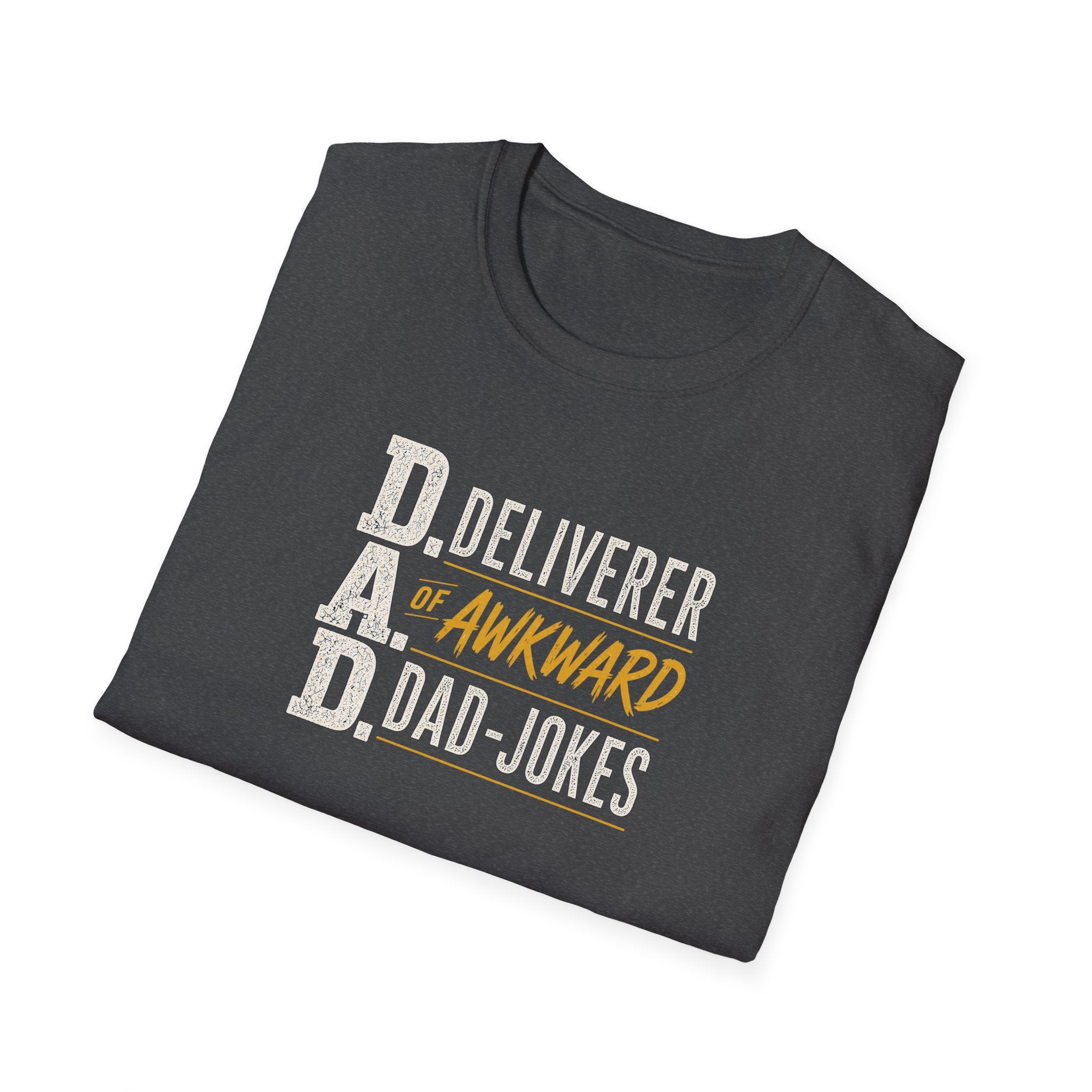 Dad T‑Shirt — D.A.D. "Deliverer of Awkward Dad‑Jokes" Funny Fathers Day Tee