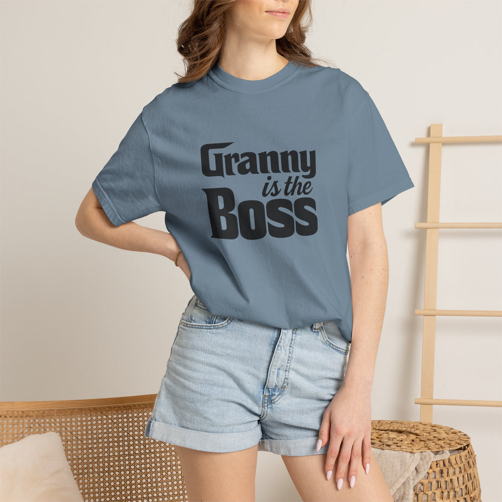 Granny Is the Boss T-Shirt – Funny Grandma Gift, Mother’s Day & Birthday Tee