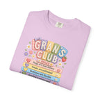 Grans Club Rules T-Shirt — Cute Floral Grandma Shirt, Funny Grandmother Gift for Mother's Day