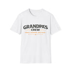 Grandpa's Crew T-Shirt — "Small Humans, Big Love" Grandpa Gift