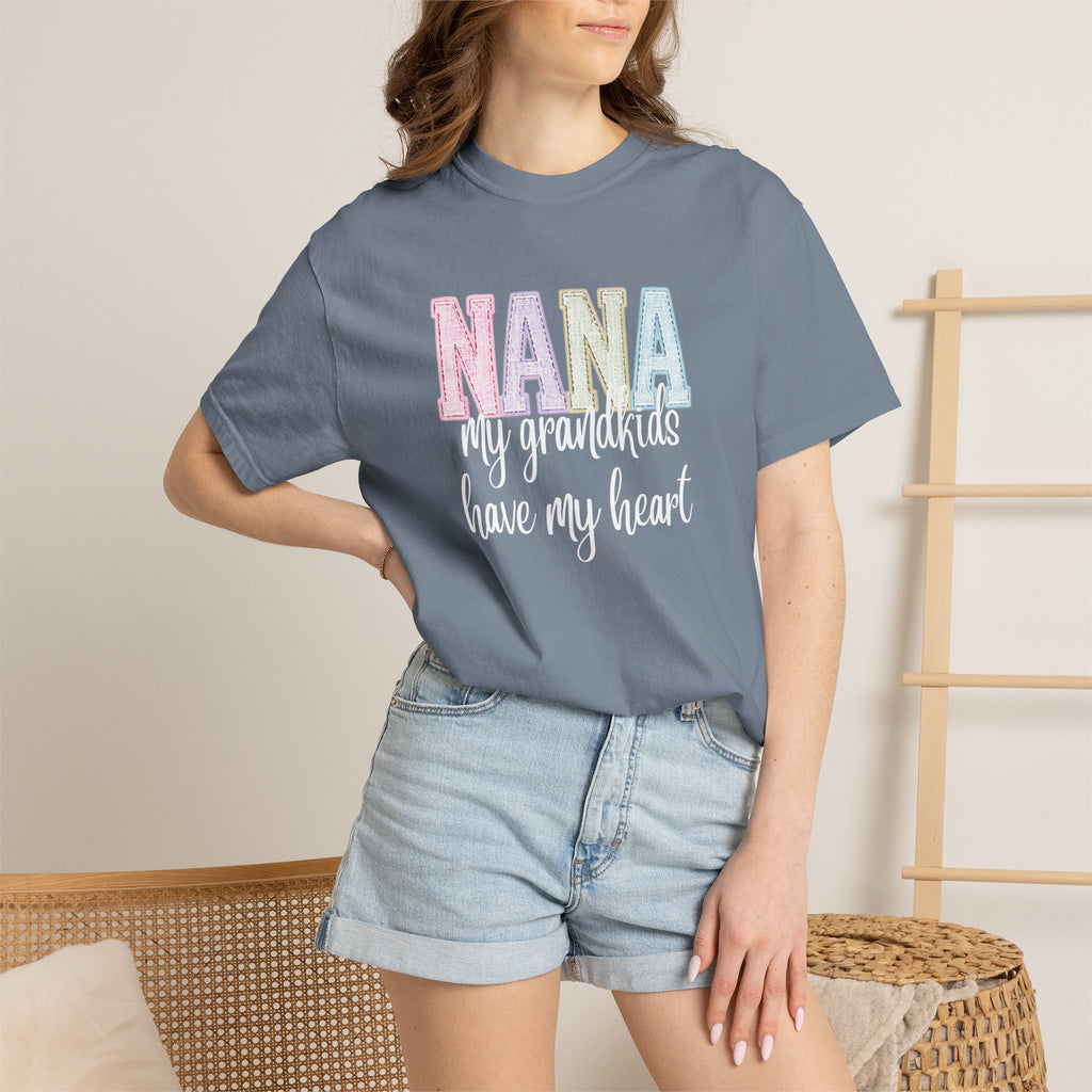 Nana 'My Grandkids Have My Heart' T-Shirt — Grandma Gift Tee