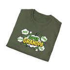 Super Grandpa T-Shirt – Comic Book Style Grandfather Gift