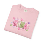Mama Floral Heart T-Shirt — Cute Pink "MAMA" Mother's Day Tee
