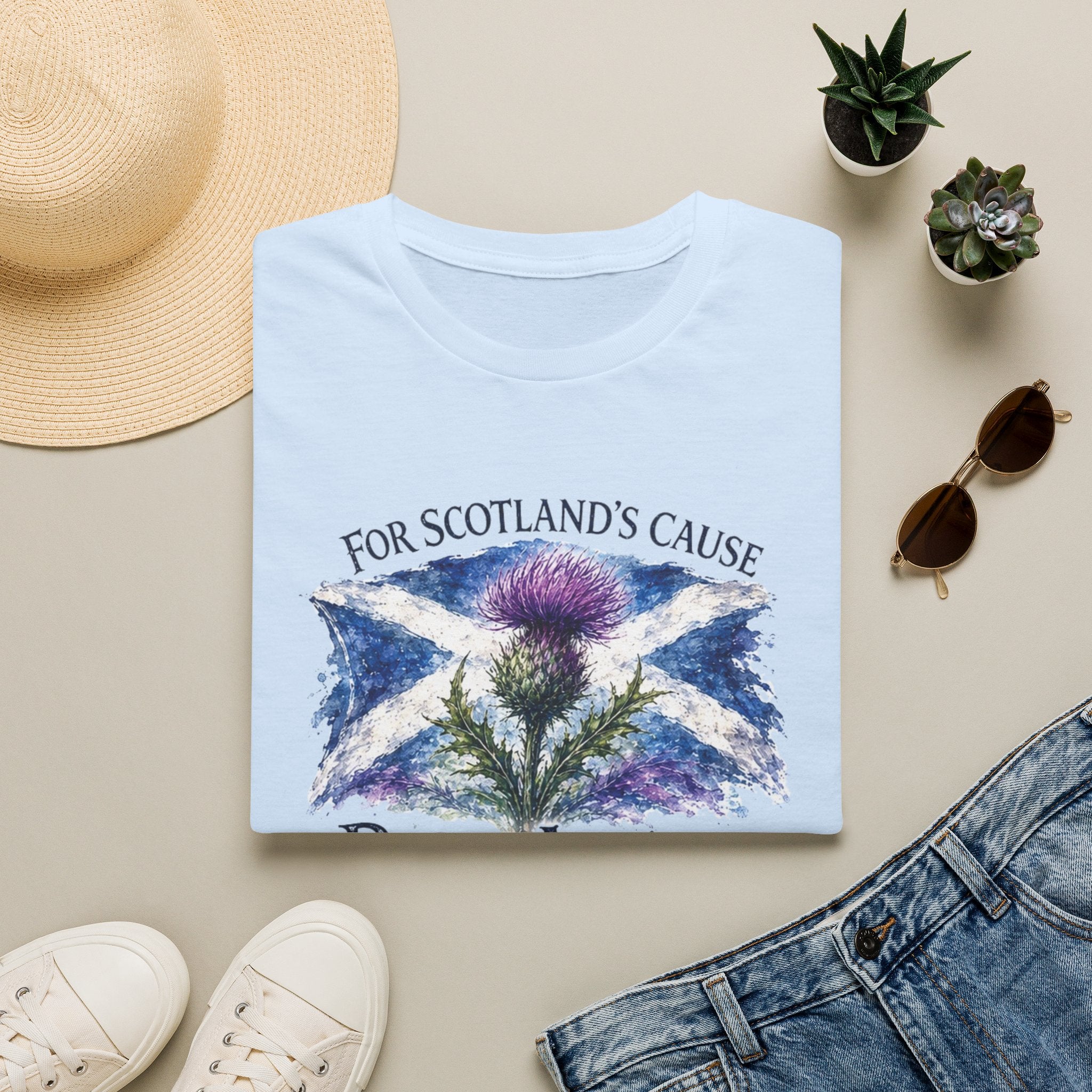 "For Scotland's Cause, Rise Again" Tee