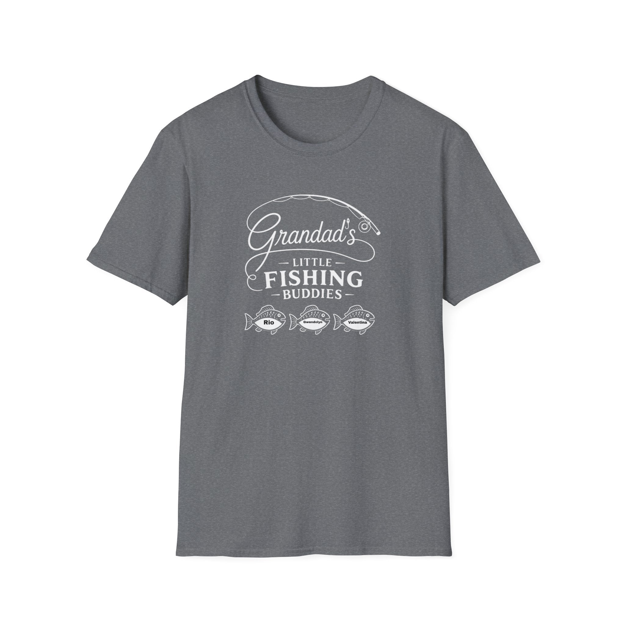 Granddad’s Little Fishing Buddies T-Shirt — Father/Grandparent Fishing Gift