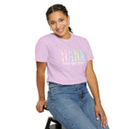 Nana Pastel Varsity T-Shirt — Soft Vintage Lettering Gift for Grandma (Mother's Day/Birthday)