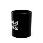 Grandad Is The Boss Black Coffee Mug – Funny Father’s Day Gift (11oz/15oz)