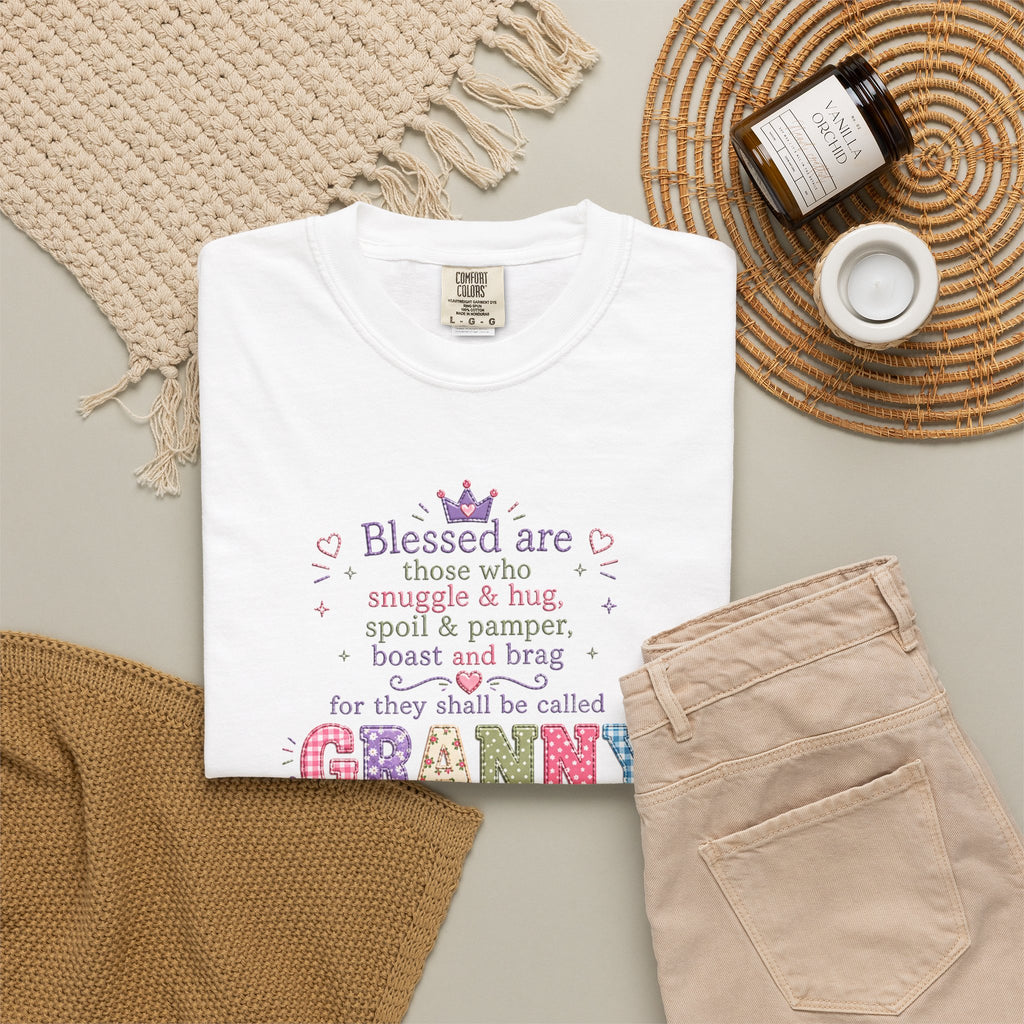 Granny Blessing T-Shirt — "Blessed are those who ... shall be called Granny" Gift Tee