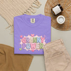 Granny Power T-Shirt — Retro Heart Graphic Tee for Grandmas