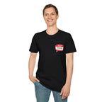 Grandpa Name Tag T-Shirt — "Hello Grandpa" Chest Badge Tee