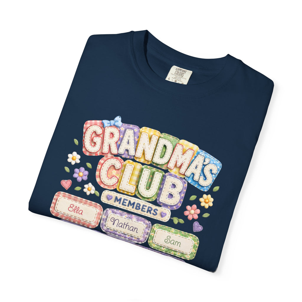 Grandmas Club T-Shirt — Grandma’s Little Loves Graphic Tee