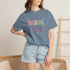 Grandparent T-Shirt - "The World Needs Grans" Cute Pastel Grandkids Gift Tee
