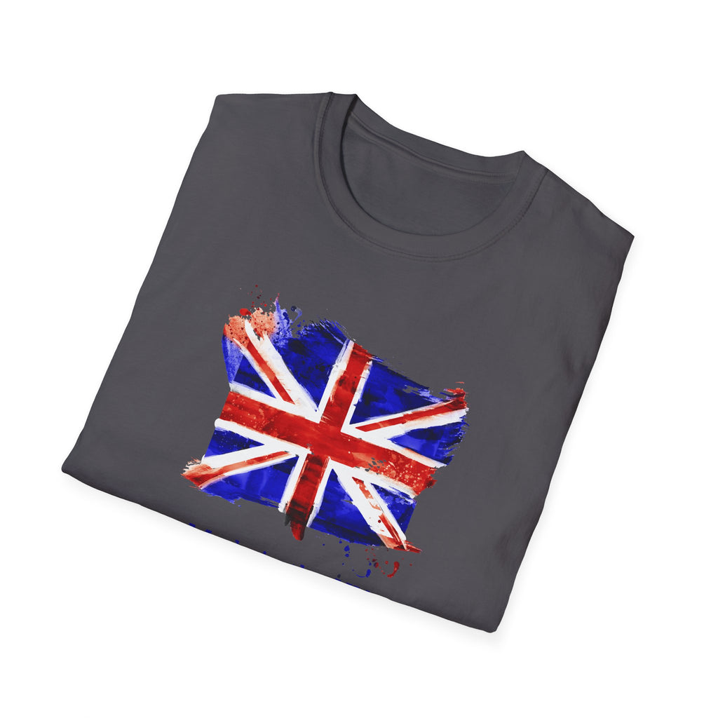 British Flag Watercolor T-Shirt – "Made in the UK" Pride Tee