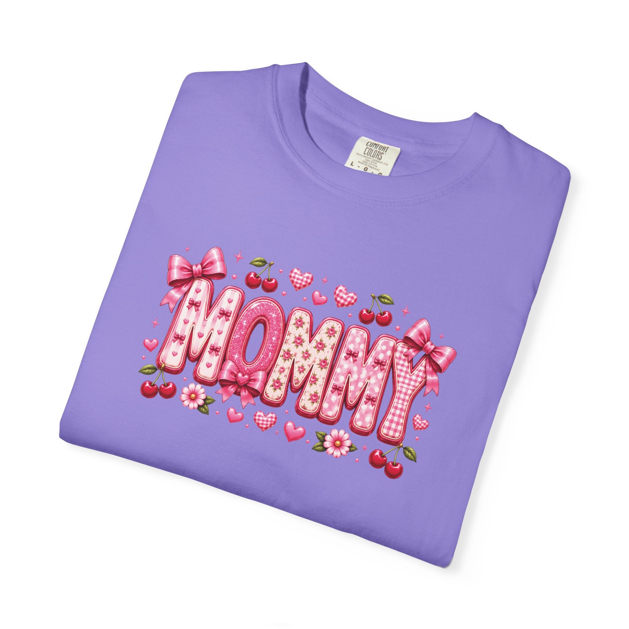 MOMMY Floral Heart T-Shirt