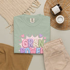 Gran Power T-Shirt — Cute Pastel 'Gran Power' Graphic Tee for Grandparents, Mother's Day Gift