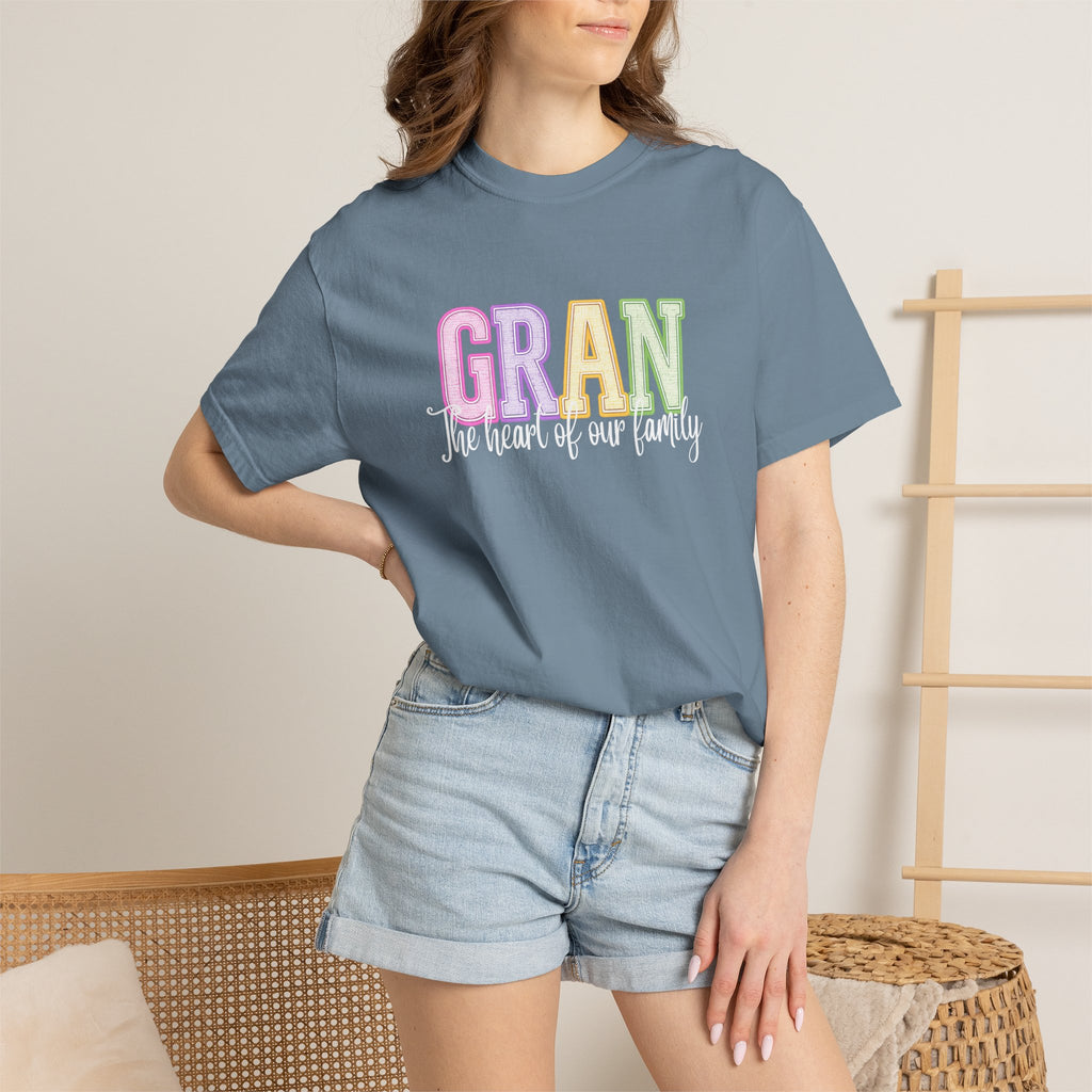 GRAN The Heart Of Our Family Tee