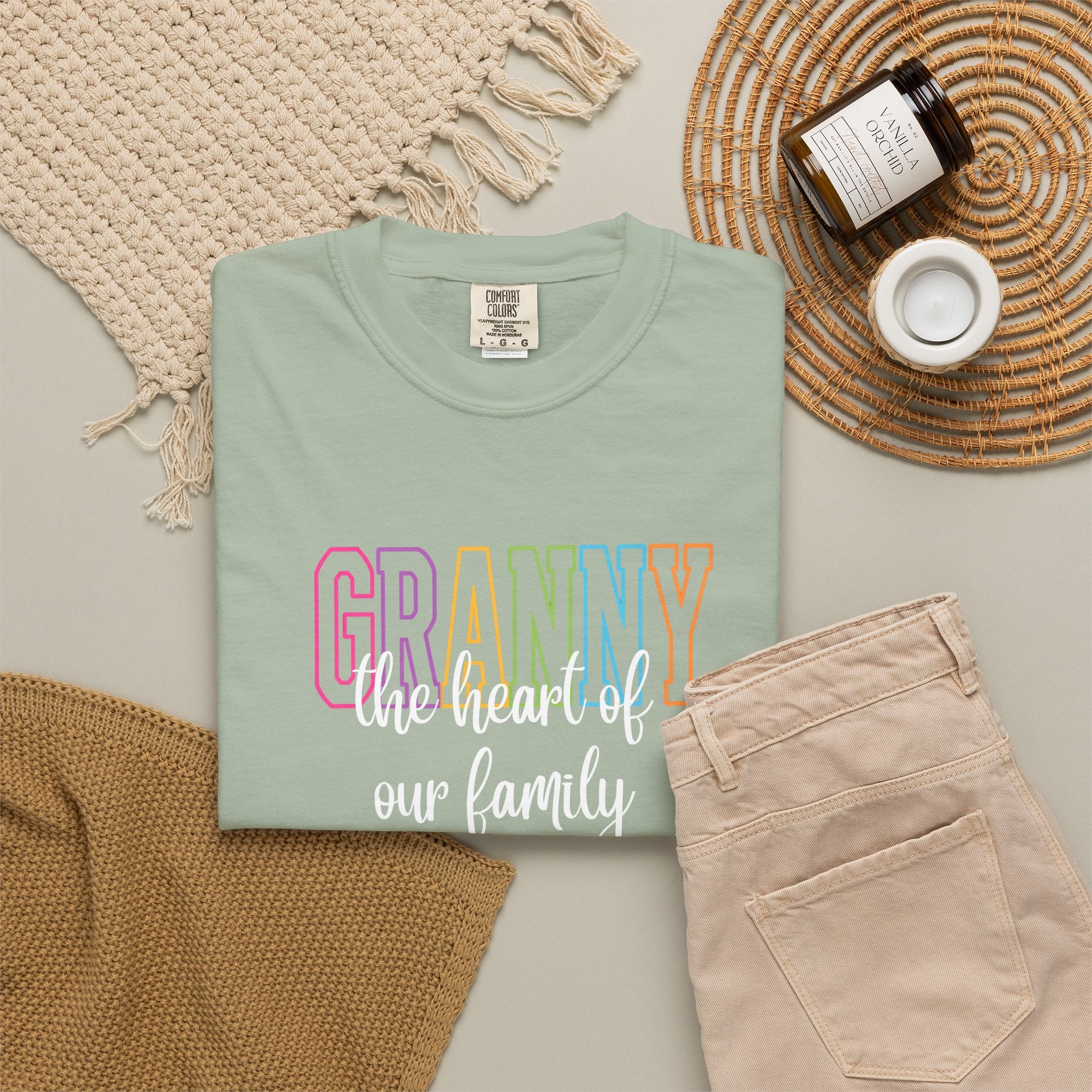 Grandma "the heart of our family" T-Shirt