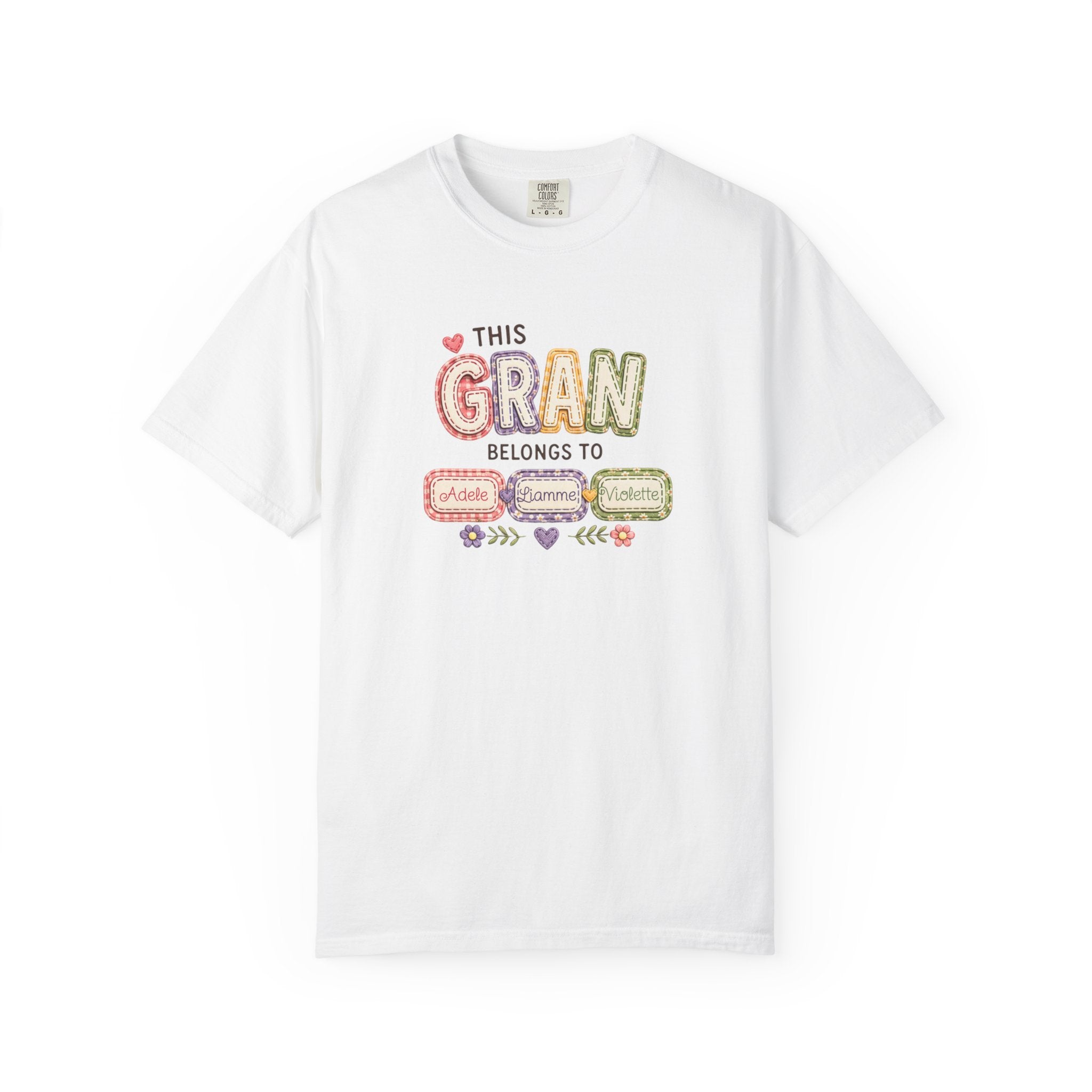 Gran Belongs To T-Shirt — Personalized "This Gran Belongs To" Family Names Tee