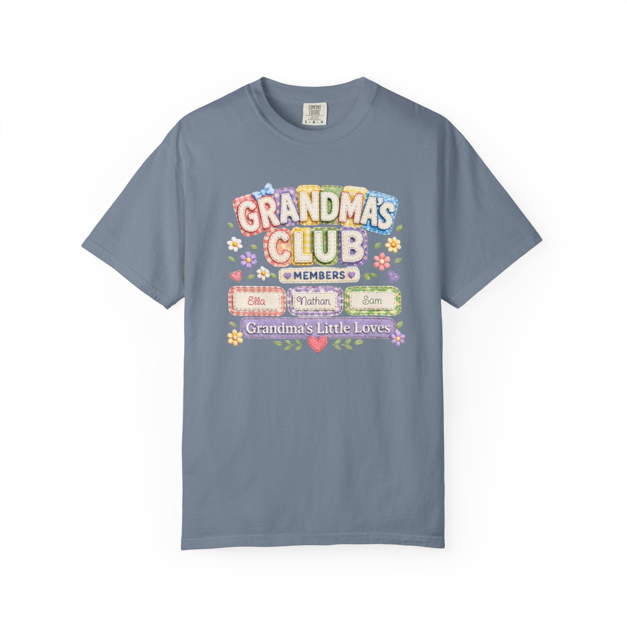 Grandmas Club T-Shirt — Grandma’s Little Loves Graphic Tee