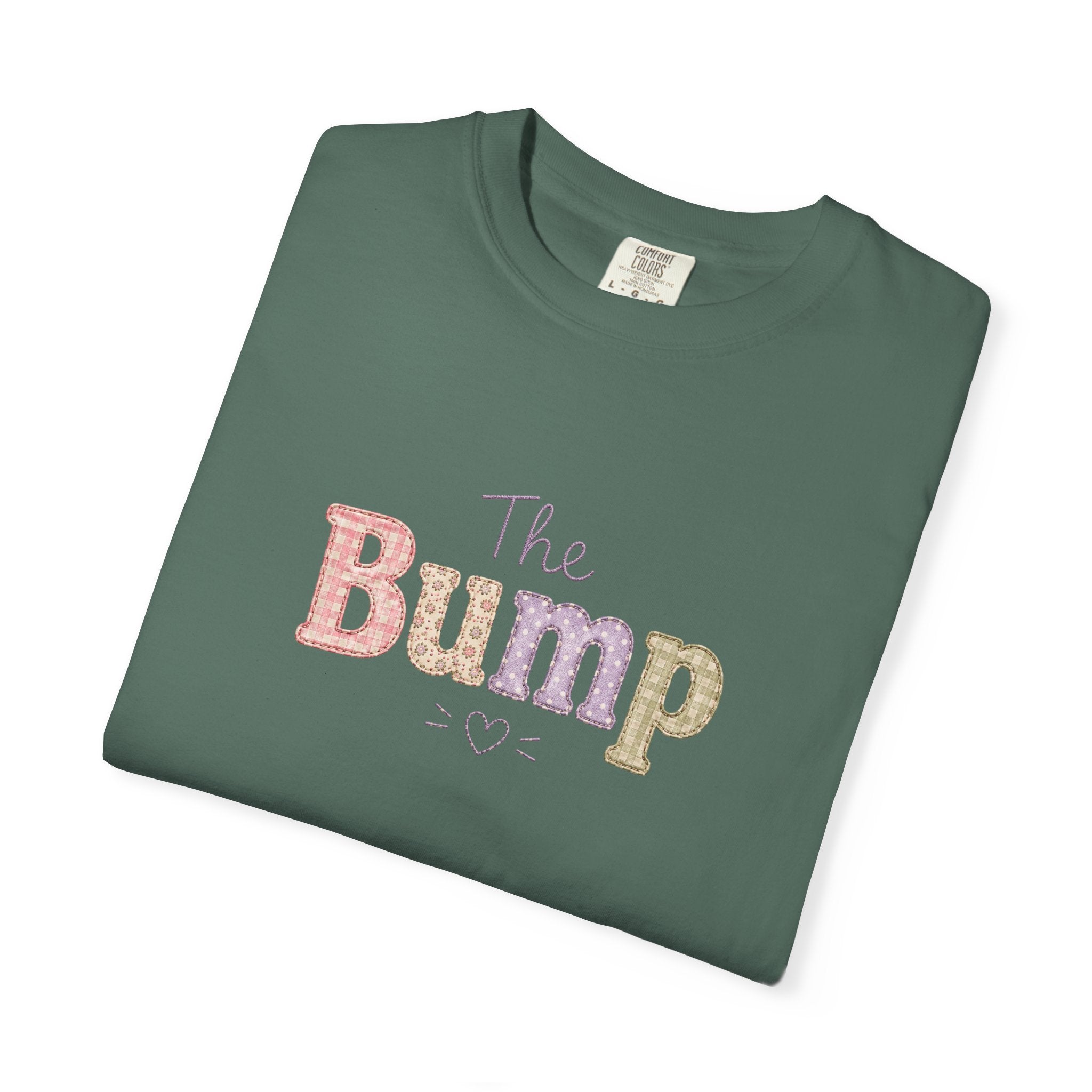 Maternity T-Shirt — 'The Bump' Pastel Vintage Graphic Tee