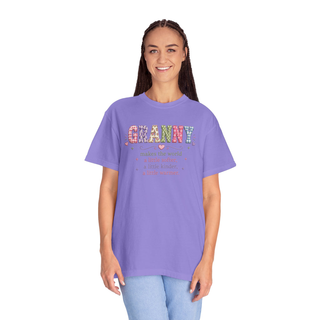 Granny Floral Graphic T-Shirt — "Granny makes the world a little softer, a little kinder, a little warmer"