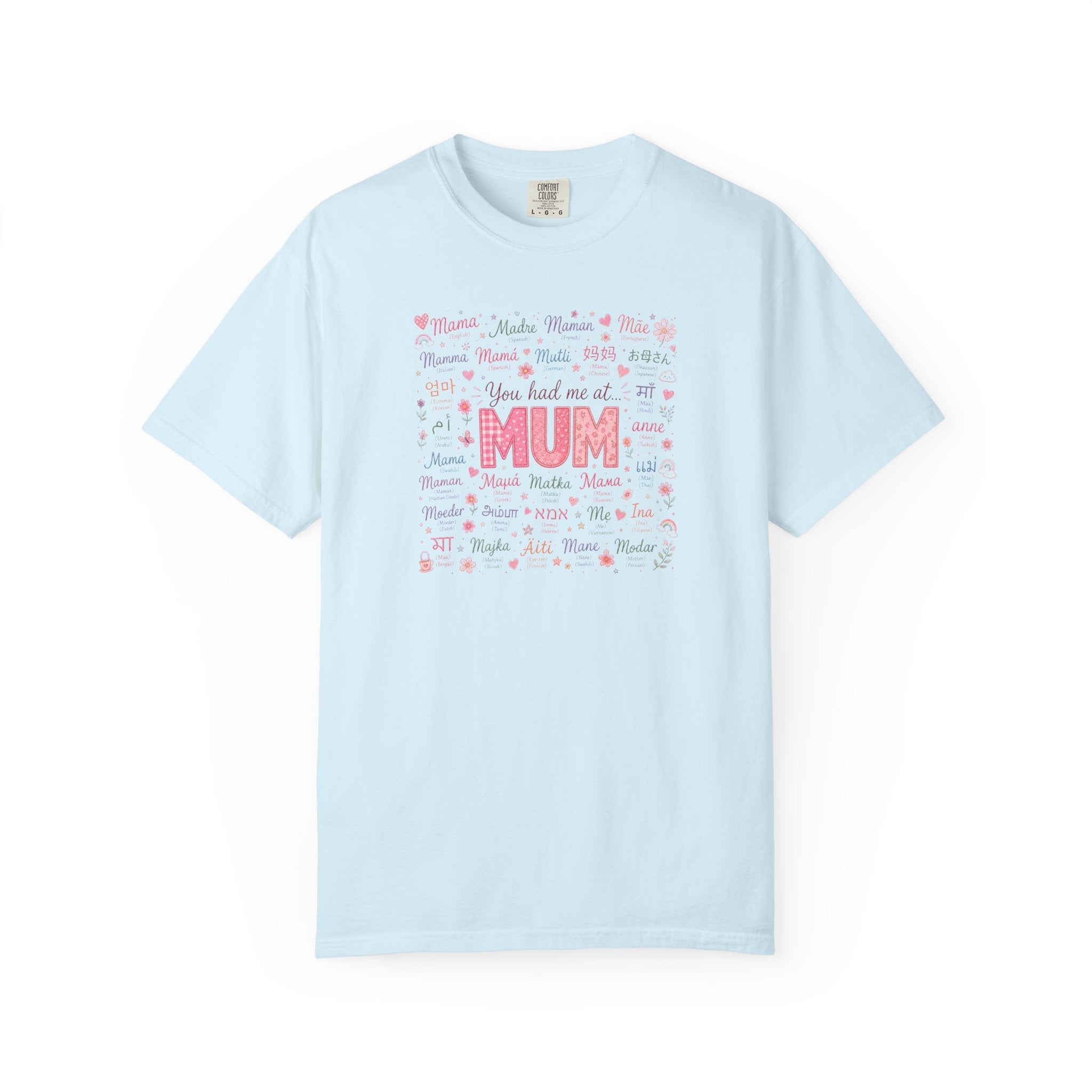 Mum Heartbeat T-Shirt — 'You Had Me at MUM' Floral Mother's Day Tee