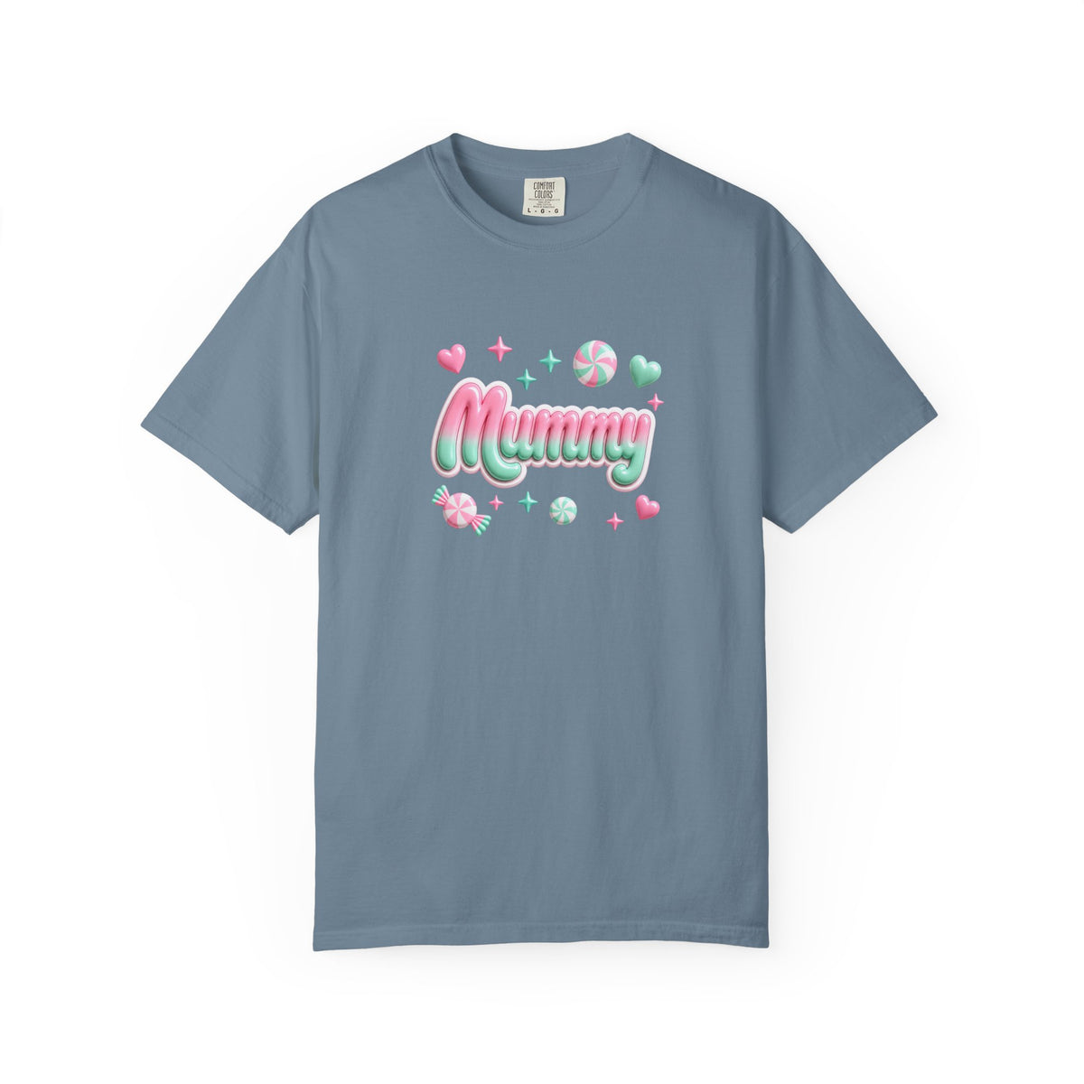 Mummy Pastel Candy Script T-Shirt