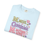 Mom Overload T-Shirt — "Mess, Overload, Mother Love" Cute Mom Graphic Tee