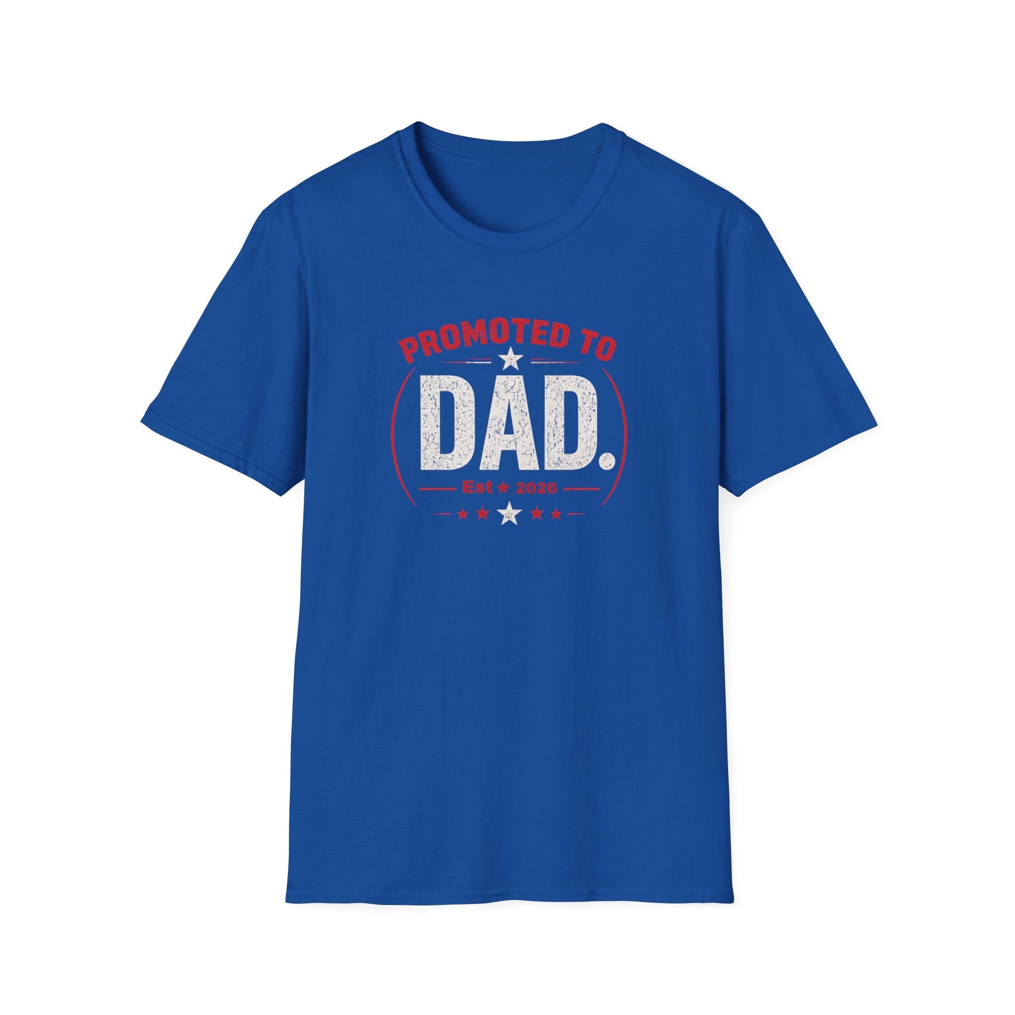 Promoted to Dad T-Shirt — New Dad Announcement Gift, Father’s Day Tee
