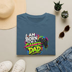 "I Am Born To Be A Gamer Dad" Neon T‑Shirt