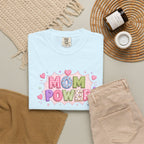 Mom Power T-Shirt — Cute Pastel Heart Mother's Day Tee