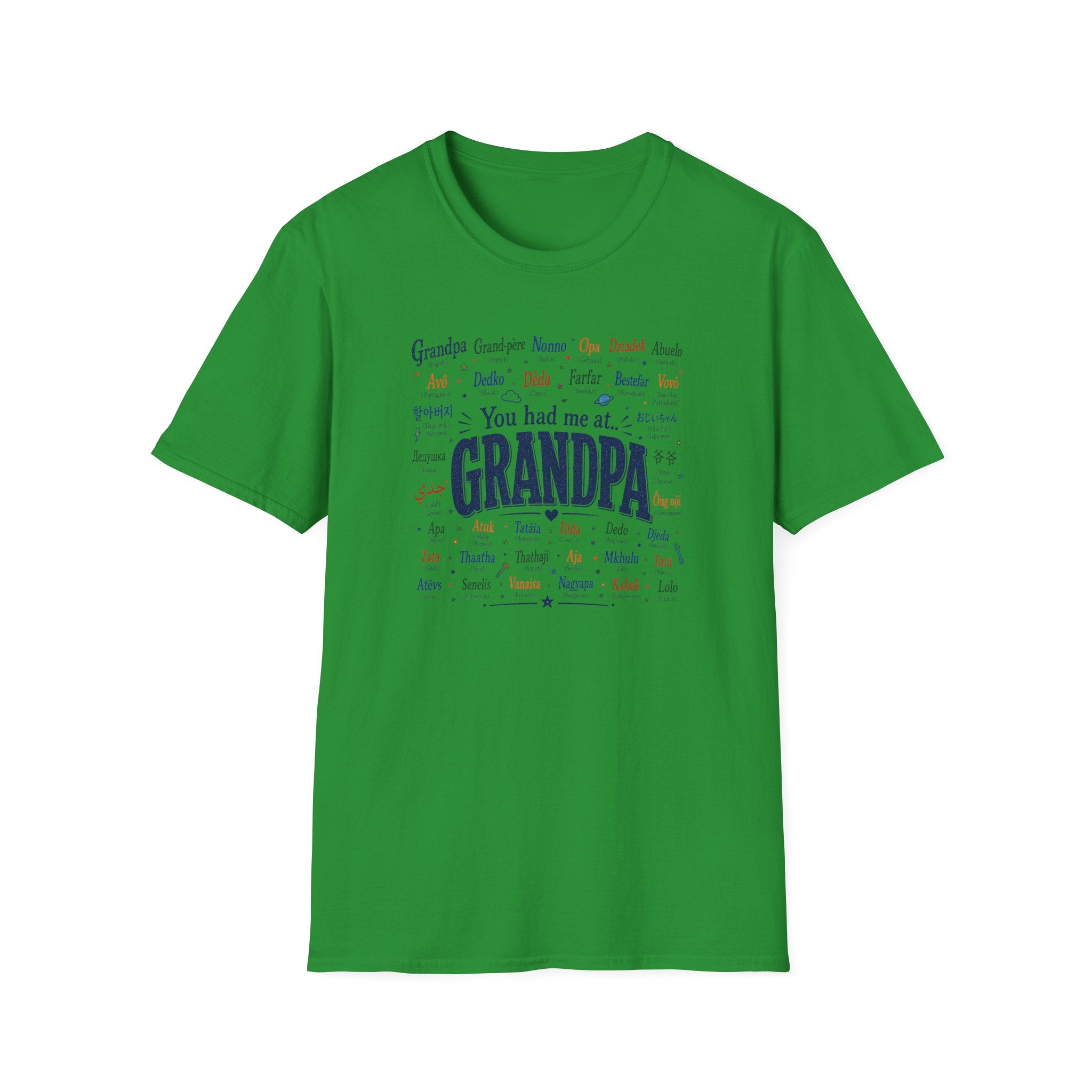 You Had Me at Grandpa T-Shirt — Retro Family Name Gift for Grandfathers