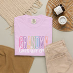 Grandma Pastel Rainbow T-Shirt — 'GRANDMA' Retro Lettering Tee