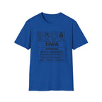 Papa Warning T-Shirt — Funny Grandpa Gift, 'Spoils Grandkids & Hands Out Biscuits' Tee