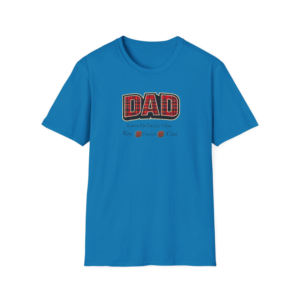 Dad Plaid Design T-Shirt – Rustic Father’s Day Gift