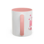 "You had me at MAMA" Floral Accent Coffee Mug – Pink 11/15oz
