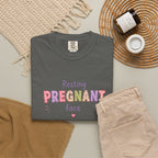 Pregnant Face T-Shirt — "Resting Pregnant Face" Cute Maternity Tee