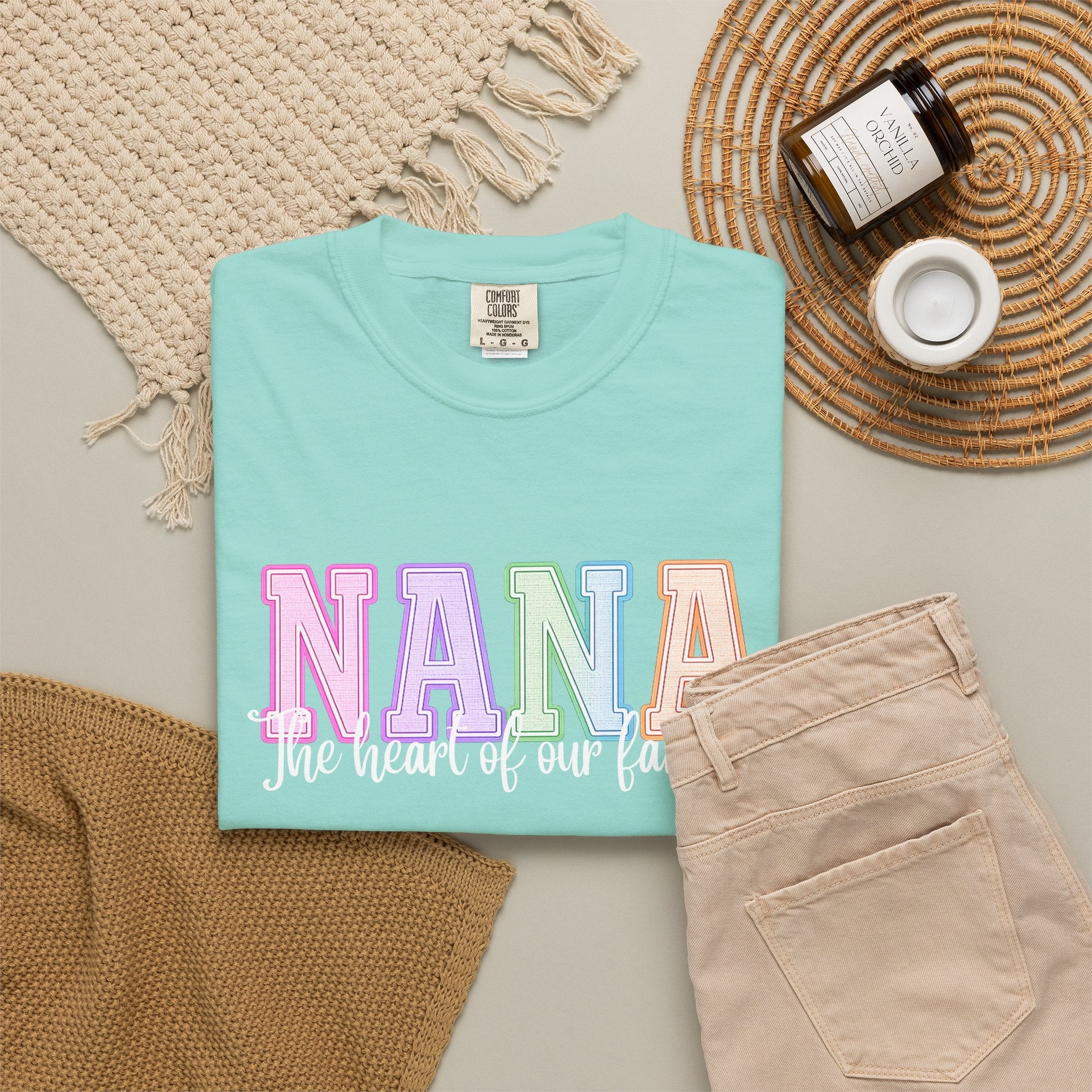 NANA The Heart of Our Family Tee