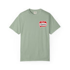 T-Shirt — "Hello Mummy" Retro Name-Tag Graphic