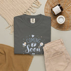 Coming Soon Baby T-Shirt — Gender Reveal Pregnancy Announcement Tee