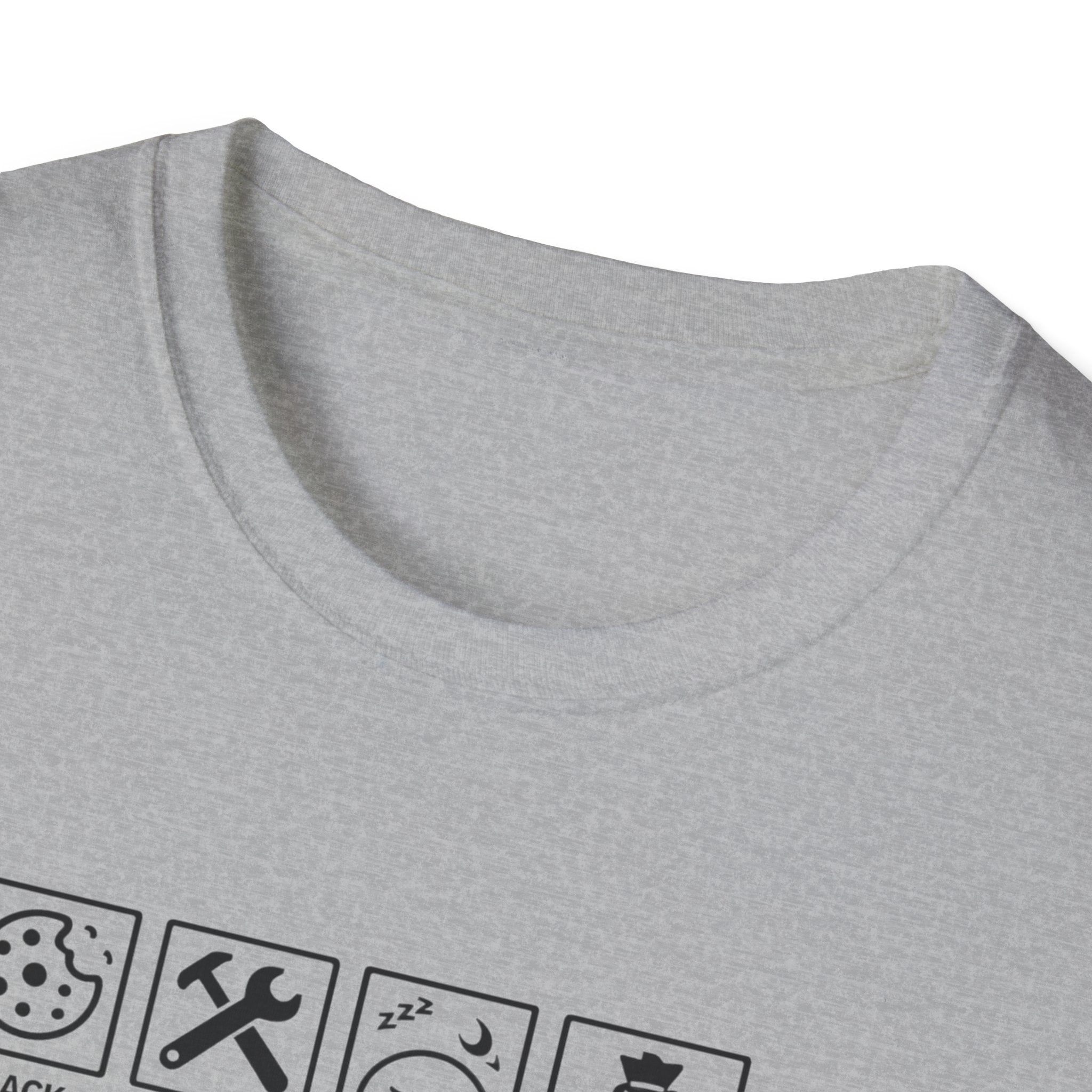 Grandpa Warning T-Shirt – ‘Spoils Grandkids & Hands Out Biscuits’ Funny Grandpa Tee
