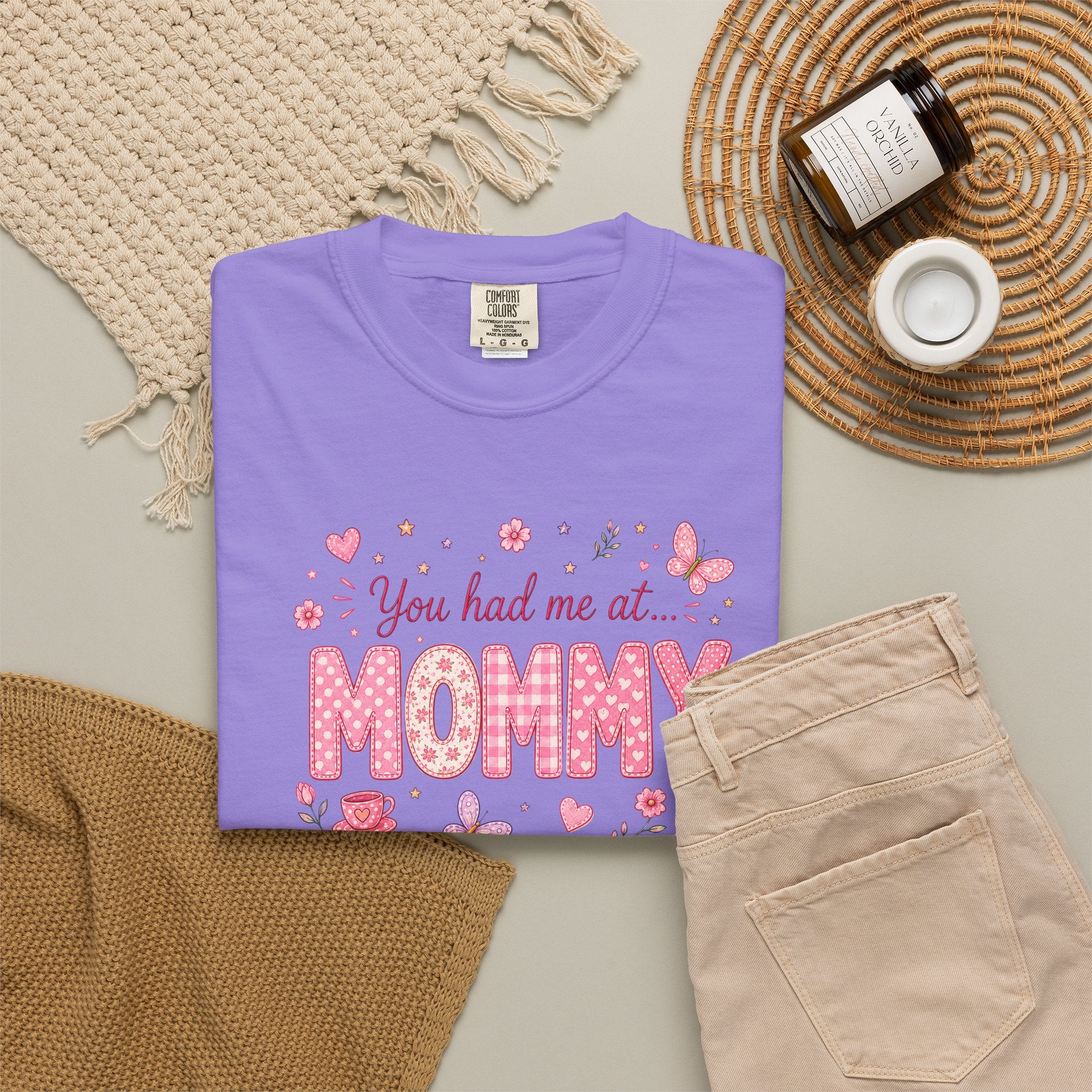 You Had Me at Mommy T-Shirt — Cute Pink Mommy Graphic Tee for New Moms & Mother's Day