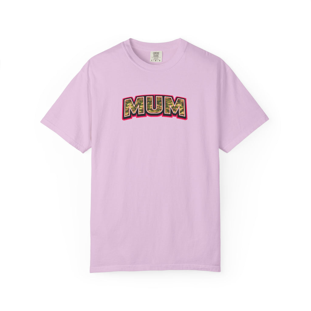 Mum Camo Print Logo T-Shirt