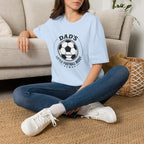 Dad's Little Football Buddy Tee -Add Name- Personalise