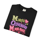 T‑Shirt — "Moms Overload Mini-Hugs" Cute Colorful Graphic Tee