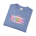 Mommy Hearts T‑Shirt — Cute Pastel 'MOMMY' Graphic Tee for Mother's Day & New Moms