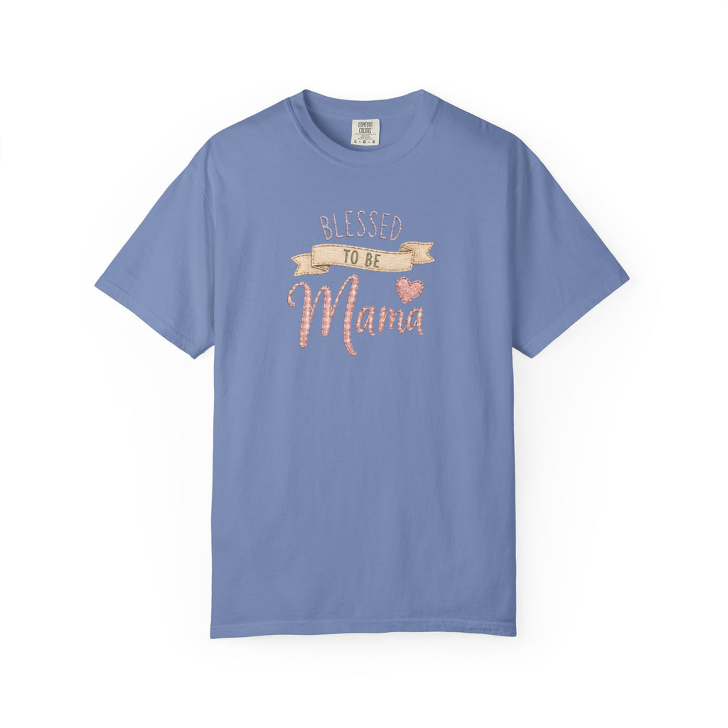 Blessed to Be Mama T-Shirt — Cute Mom Pregnancy Announcement Tee