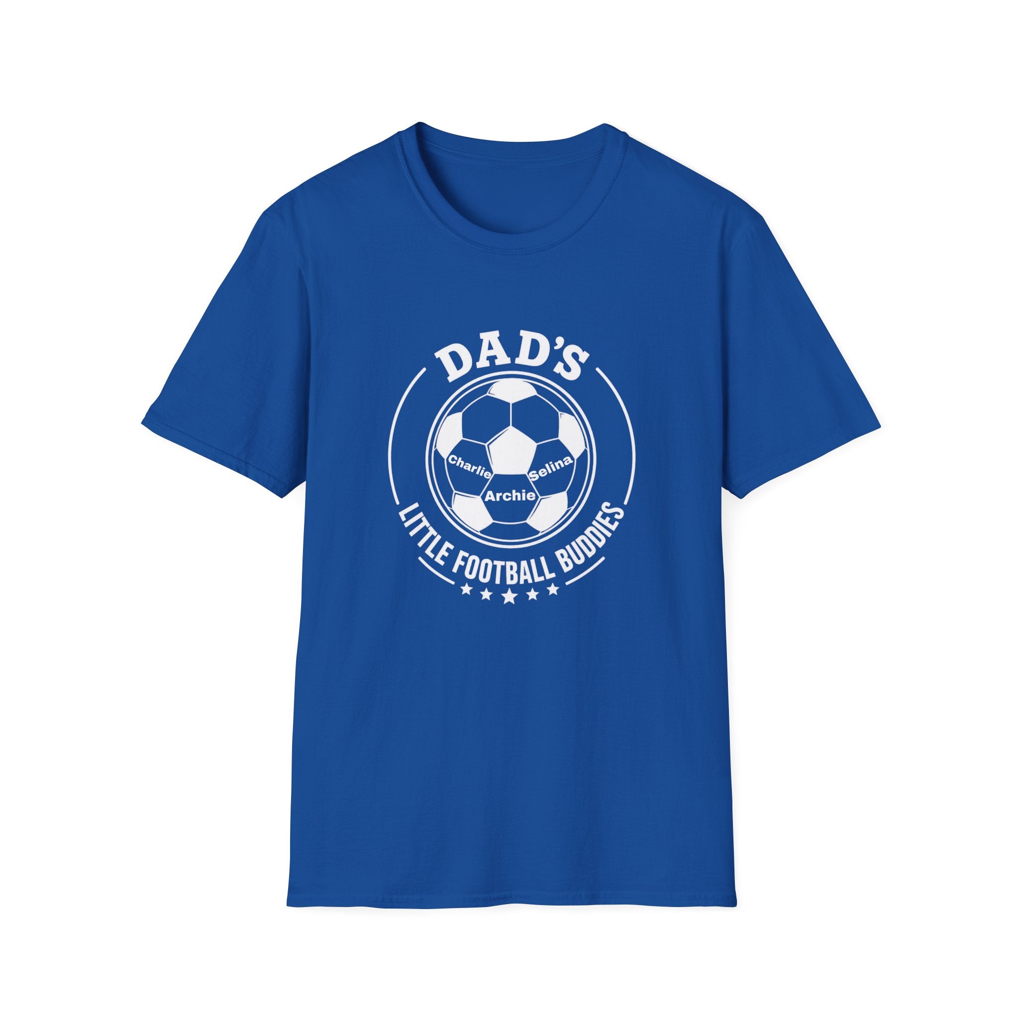 Dad’s Little Football Buddies Tee - Add Names- Personalise