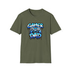 Gamer Dad T-Shirt — Blue Controller T-shirt