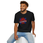 Super Grandpa T-Shirt Union Jack/England themed – Retro Comic Style Father’s Day Gift for Grandfathers